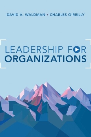 Cover of Leadership for Organizations