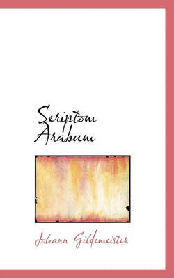 Book cover for Seriptom Arabum