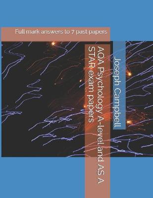 Book cover for AQA Psychology A-level and AS A STAR exam papers