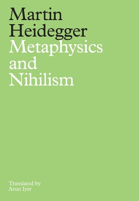 Book cover for Metaphysics and Nihilism: 1. The Overcoming of Met aphysics 2. The Essence of Nihilism Cloth