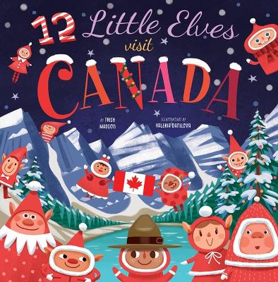 Book cover for 12 Little Elves Visit Canada