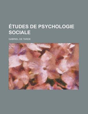 Book cover for Etudes de Psychologie Sociale