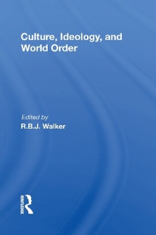 Cover of Culture, Ideology, And World Order