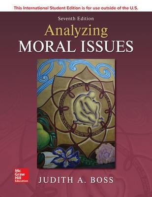 Book cover for ISE Analyzing Moral Issues