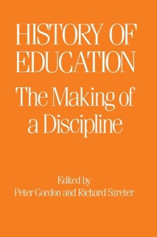 Cover of The History of Education