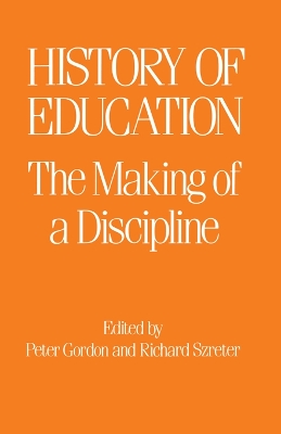 Book cover for The History of Education