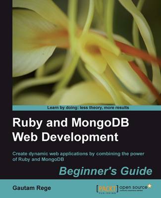 Book cover for Ruby and MongoDB Web Development Beginner's Guide