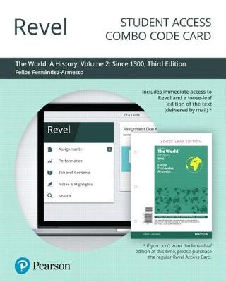 Book cover for Revel for a World History, Volume 2 -- Combo Access Card