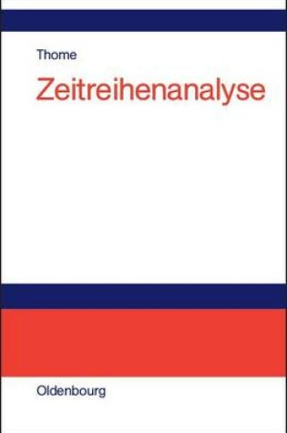 Cover of Zeitreihenanalyse