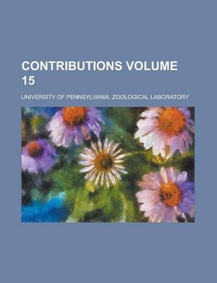 Book cover for Contributions Volume 15