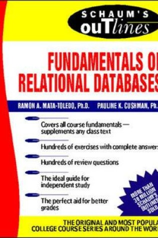 Cover of Schaum's Outline of Fundamentals of Relational Databases