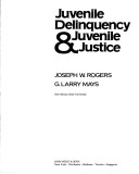 Book cover for Juvenile Delinquency and Juvenile Justice
