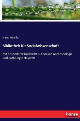 Cover of Bibliothek für Sozialwissenschaft