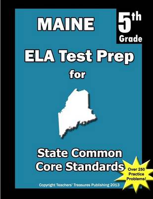 Book cover for Maine 5th Grade ELA Test Prep