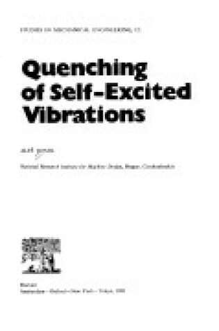 Cover of Quenching of Self-excited Vibrations