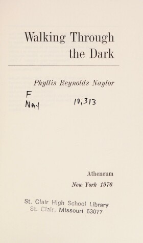 Book cover for Walking through the Dark