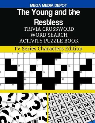 Book cover for The Young and the Restless Trivia Crossword Word Search Activity Puzzle Book