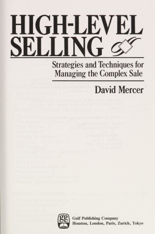 Cover of High-Level Selling