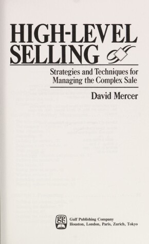 Book cover for High-Level Selling