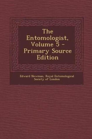 Cover of The Entomologist, Volume 5