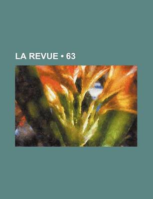 Book cover for La Revue (63)