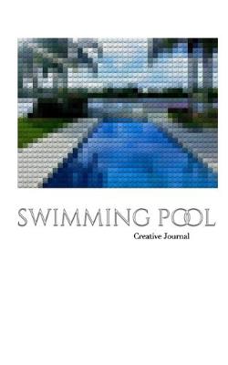 Book cover for swimming pool lego inspired sir Michael Artist creative blank page journal