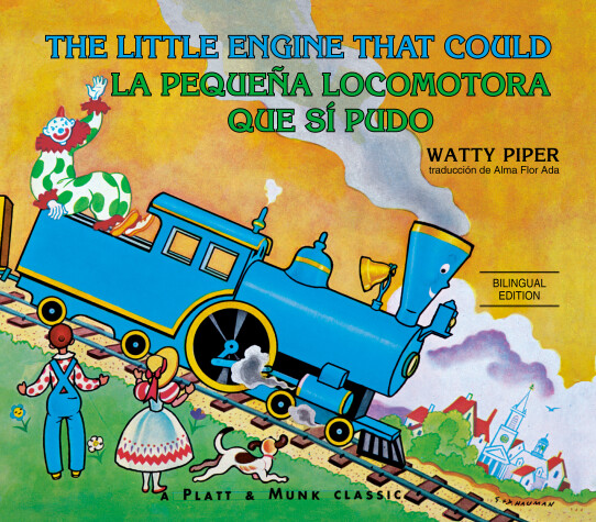 Cover of La pequeña locomotora que sí pudo English-Spanish Edition)