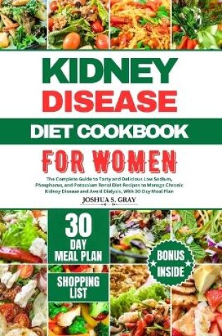 Cover of Kidney Disease Diet Cookbook for Women