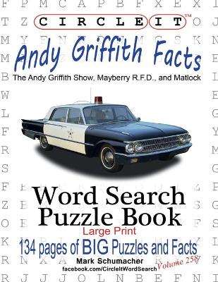 Book cover for Circle It, Andy Griffith Facts, Word Search, Puzzle Book