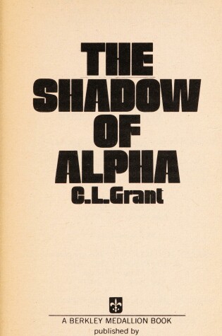 Cover of The Shadow of Alpha