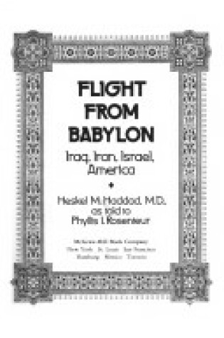 Cover of Flight from Babylon