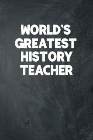 Cover of World's Greatest History Teacher