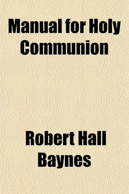 Book cover for Manual for Holy Communion