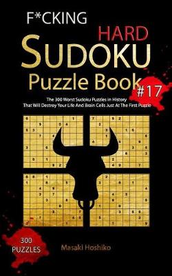 Book cover for F*cking Hard Sudoku Puzzle Book #17