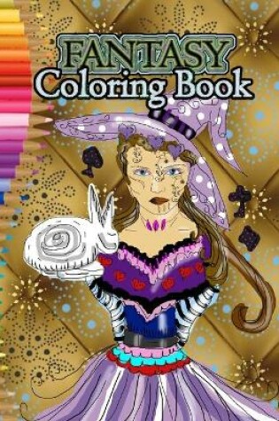 Cover of Fantasy Coloring Book