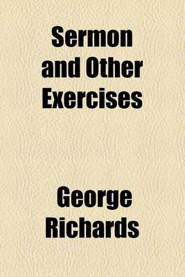 Book cover for Sermon and Other Exercises