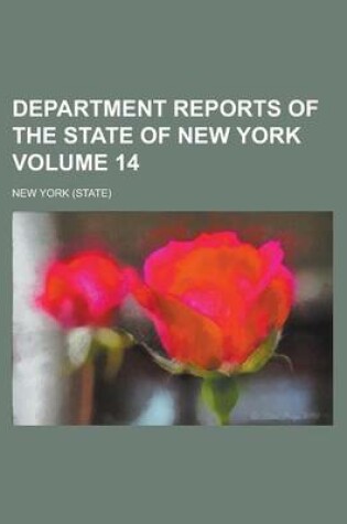 Cover of Department Reports of the State of New York Volume 14