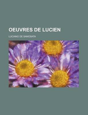 Book cover for Oeuvres de Lucien