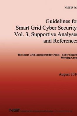 Cover of NISTIR 7628 Guidelines for Smart Grid Cyber Security
