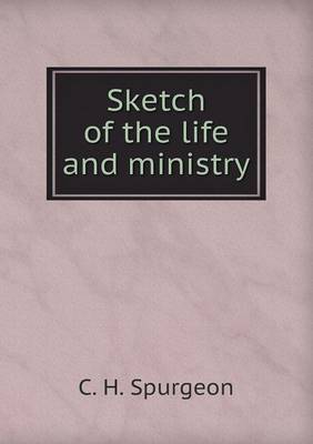 Book cover for Sketch of the Life and Ministry