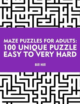 Book cover for Maze Puzzles for Adults