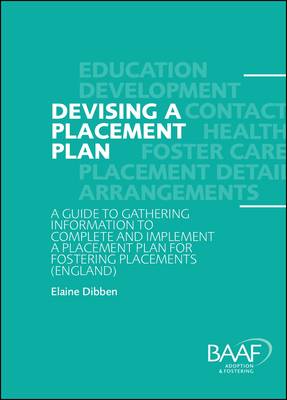 Book cover for Devising a Placement Plan