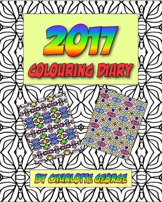 Book cover for 2017 Colouring Diary