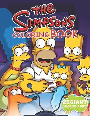 Book cover for The Simpsons Coloring Book