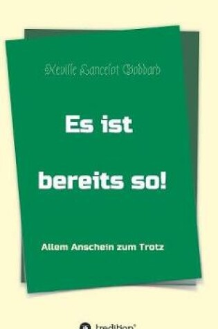 Cover of Es ist bereits so!