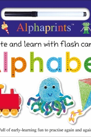 Cover of Alphaprints Wipe Clean Alphabet with Flash Cards