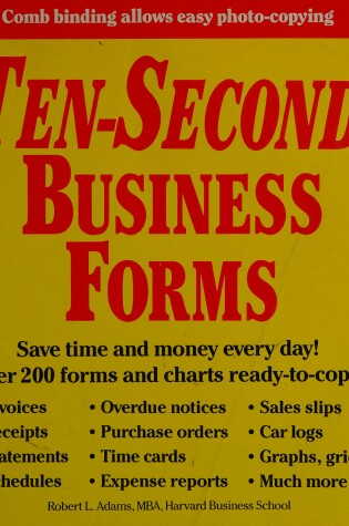Cover of Ten-Second Business Forms