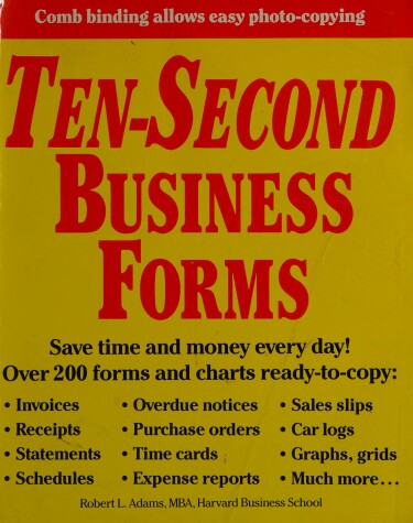 Book cover for Ten-Second Business Forms
