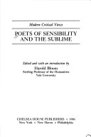 Book cover for Poets of Sensibility & Sublime