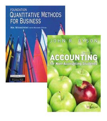 Book cover for Valuepack:Foundation Quantitative Methods for Business/Accounting for Non-Accounting Students